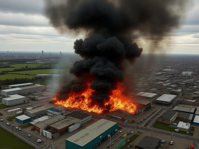 Fireworks and gas cylinders suspected in massive Southall warehouse blaze